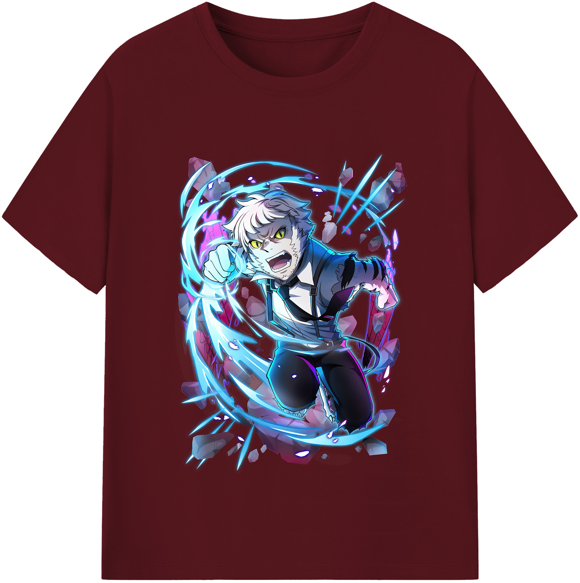 （画像用） 文豪ストレイドッグス Bungo Stray Dogs 綿100％半袖Tシャツ（フロントプリント）
